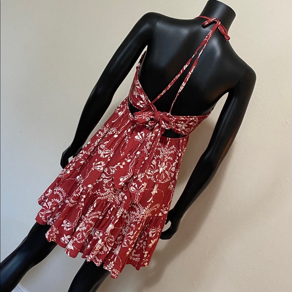 Windsor Red Floral Mini Dress - Picture 6 of 12